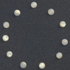 Natural Mother of pearl cabochon carving small beans for earrings design women jewelry making inlay bracelet design bombe shape 