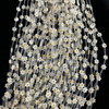 Natural Mother of pearl small flower cutting for necklace making beans double side yellow shell women bracelet parts for girl 