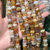 Natural Mother of pearl small beans cutting red agate for women necklace design making fashion design for bracelet making 