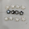 Natural Mother of pearl little star shape cutting for women bracelet using cabochon small beans bombe shape icons design things