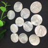 Natural Mother of pearl small guadalupe for jewelry inlay rings design women necklace making round shape cutting cabochon 