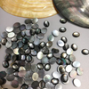 Natural Mother of pearl oval shape cutting abalone shell rings cabochon design for jewelry making inlay women necklace DIY