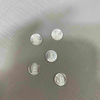 Natural Mother of pearl guadalupe image cutting round shape cabochon inlay jewelry for women necklace making small beans 