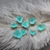 Natural Mother of pearl flower shape carving for earrings making colorful handmade small beans for chain DIY using women jewelry