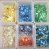 Natural Mother of pearl small disco shape cutting colorful beans for necklace for clothing design making thin bracelet design parts