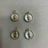 Natural Mother of pearl virgin image cutting jewelry pendant guadalupe design for necklace making small beads bracelet making