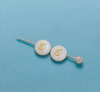Natural Mother of pearl round beans for necklace design letter cutting small size cabochon bracelet making design shell 