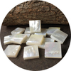 Natural Mother of pearl square shape cutting high thickness for jewelry pendant making white shell oval shape earring design 