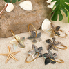 Natural Mother of pearl flower earring design jewelry black earring flower making bracelet design shell and big size necklace 