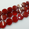 Natural Mother of pearl red agate round shape necklace making jewelry parts DIY bracelet pendant design cabochon shape 