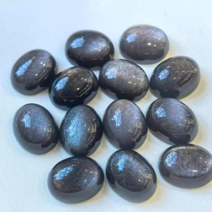 Natural Mother of pearl oval cabochon cutting rings design inlay making obsidian stone small beans women jewelry using cabochon