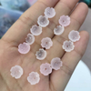 Natural Mother of pearl small beans cutting women jewelry making design agate for necklace DIY parts using blue stone cabochon shape 
