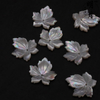 Natural Mother of pearl leaf shape cutting for pendant design making cabochon bigger size small beans for women jewelry image 
