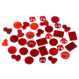 Natural Mother of pearl small round cutting for fashion jewelry making red agate gourd shape plain face small beans bracelet 