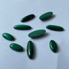 Natural Mother of pearl oval cabochon cutting for malachite long shape pendant making women jewelry small beans for bracelet design