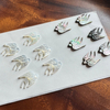 Natural Mother of pearl bird shape cutting for women pendant bigger parts jewelry design making cabochon icons image bracelet 