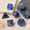 Natural Mother of pearl cubes shape cutting for malachite stone man play things lapis stone cutting dice design colorful stone 