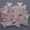 Natural Mother of pearl necklace design making pink color triangle shape cutting plain parts beans women bracelet making design
