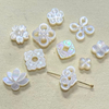 Natural Mother of pearl small beans cutting bow shape for women jewelry making DIY pretty things flower shape clover design bracelet
