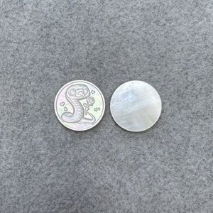 Natural Mother of pearl hollow design for bracelet design making women jewelry animal shape cutting for pendant small beans image 