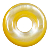 Natural Mother of pearl circle shape cutting for pendant making design yellow shell disco design small beans women jewelry 