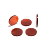 Natural Mother of pearl round disco shape cutting red agate for rings inlay making women jewelry using small beans onxy cabochon 
