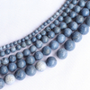 Natural Mother of pearl round beans necklace making blue coral stone little beans fashion jewelry for women bracelet DIY using