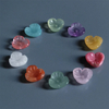 Natural Mother of pearl purple flower shape cutting for earrings design women jewelry making inlay rings DIY small beans colorful
