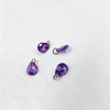 Natural Mother of pearl drop shape cutting crystal face carving for earring parts small things pink color bracelet design making 