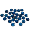 Natural Mother of pearl round cabochon for rings design making abalone shell blue color small beans jewelry inlay design women