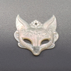 Natural Mother of pearl fox design for pendant women jewelry black shell embossment cabochon design hollow design necklace 