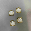 Natural Mother of pearl image shape cutting embossment pendant making angle image white shell round design guadalupe 