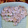 Natural Mother of pearl flower shape cutting earring necklace making small beans jewelry DIY parts using for women bracelet