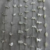 Natural Mother of pearl animal shape cutting for jewelry necklace design maing women fashion chain dog shape cat or rabbit