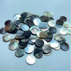 Natural Mother of pearl round shape cutting disc thin for pendant inlay design women jewelry small beans necklace design making 