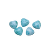Natural Mother of pearl small heart cabochon for earring design blue stone jewelry inlay beans necklace star shape cutting things 