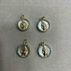 Natural Mother of pearl virgin image cutting jewelry pendant guadalupe design for necklace making small beads bracelet making