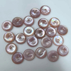 Natural Mother of pearl circle design earring making for jewelry necklace pendant design women chain fashion shape cabochon 