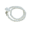 Natural Mother of pearl fashion bracelet for women jewelry flower design with shell white color DIY ball chain lady jewelry design 