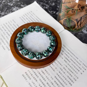 Natural Mother of pearl abalone shell ball bracelet for women jewelry making beads necklace fashion design round cutting 