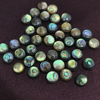 Natural Mother of pearl necklace abalone shell cabochon carving for rings inlay making jewelry small beads parts round ball 