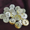 Natural Mother of pearl button design for jewelry making round white shell cabochon earring design plain side square shape 
