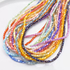 Natural Mother of pearl jewelry beads design round tube shape small size chain making DIY yellow green color for women design