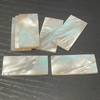 Natural Mother of pearl rectangle shape cutting raw material for jewelry making inlay colorful shell bigger size plain face square 