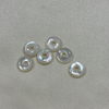 Natural Mother of pearl disco shape cutting round circle cabochon for jewelry pendant making chain design DIY parts fashion 