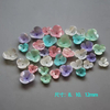 Natural Mother of pearl flower shape carving for earrings making colorful handmade small beans for chain DIY using women jewelry