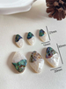 Natural Mother of pearl rhombic shape cutting for pendant design using big cabochon abalone shell joint style women jewelry 
