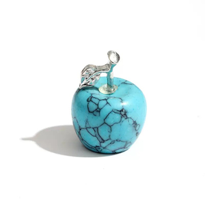 Natural Mother of pearl apple shape pendant small beans for girl jewelry making design colorful stone pretty things for DIY gift