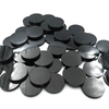 Natural Mother of pearl disco shape cutting rings inlay making black onxy flat face agate necklace design women jewelry using beans