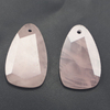Natural Mother of pearl drop shape cutting Amazon face carving for women pendant making design crystal bigger size double face 